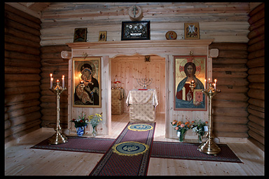 (2600x3900) Inside St. Olav Orthodox chapel in Folldal, Norway (1)
