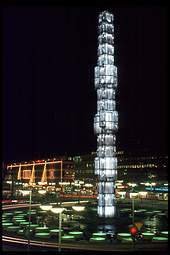 Glass column in Stockholm
